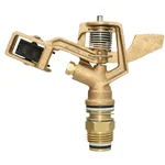 Brass Impact 3/4 Inch  Garden Automatic Rotating Male Sprinkler with Nozzle Irrigation Sprayer Head 
